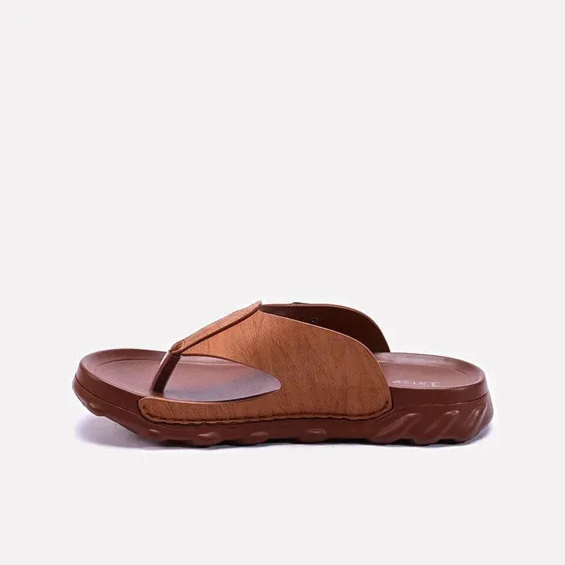 Mustard Comfy Flip Flops Mens 0150962