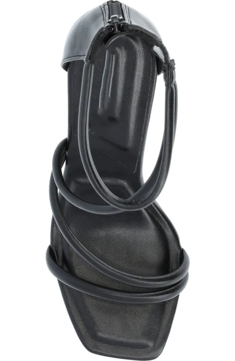 Obeeze Handmade  Black Leather Sandal For Womens