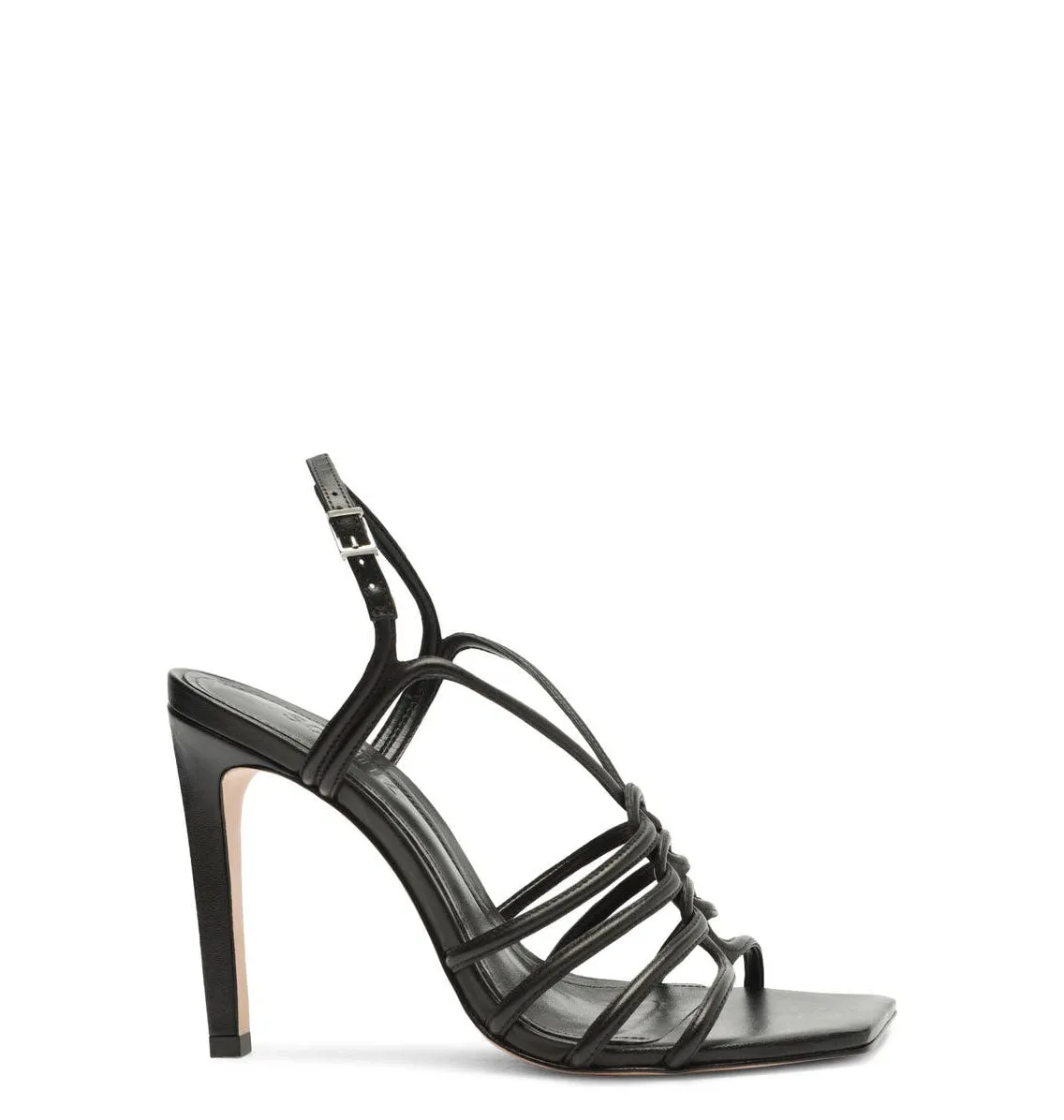 Obeeze Handmade Black Leather Sandal For Womens