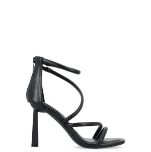 Obeeze Handmade  Black Leather Sandal For Womens