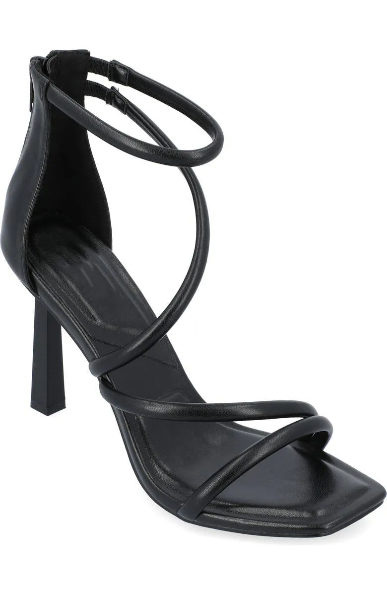 Obeeze Handmade  Black Leather Sandal For Womens