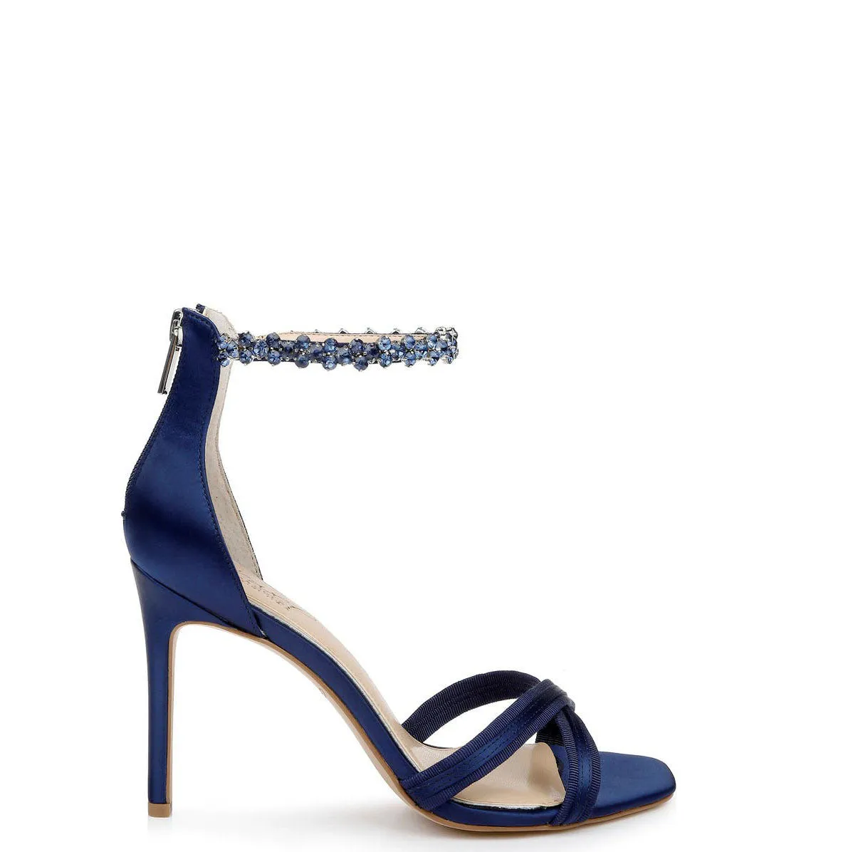 Obeeze Handmade Blue Leather Sandal For Womens