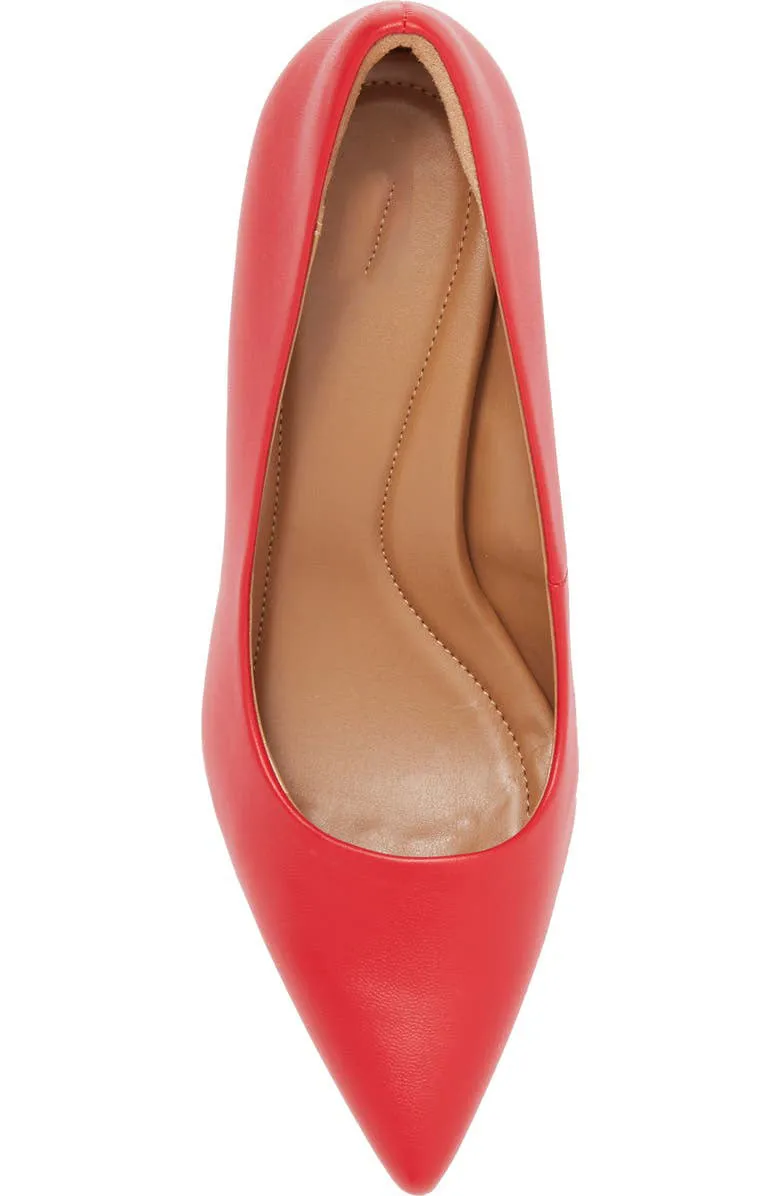 Obeeze Handmade Red Patent Leather Pumps for Womens