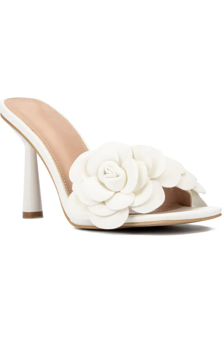 Obeeze Handmade White Leather Sandal For Women