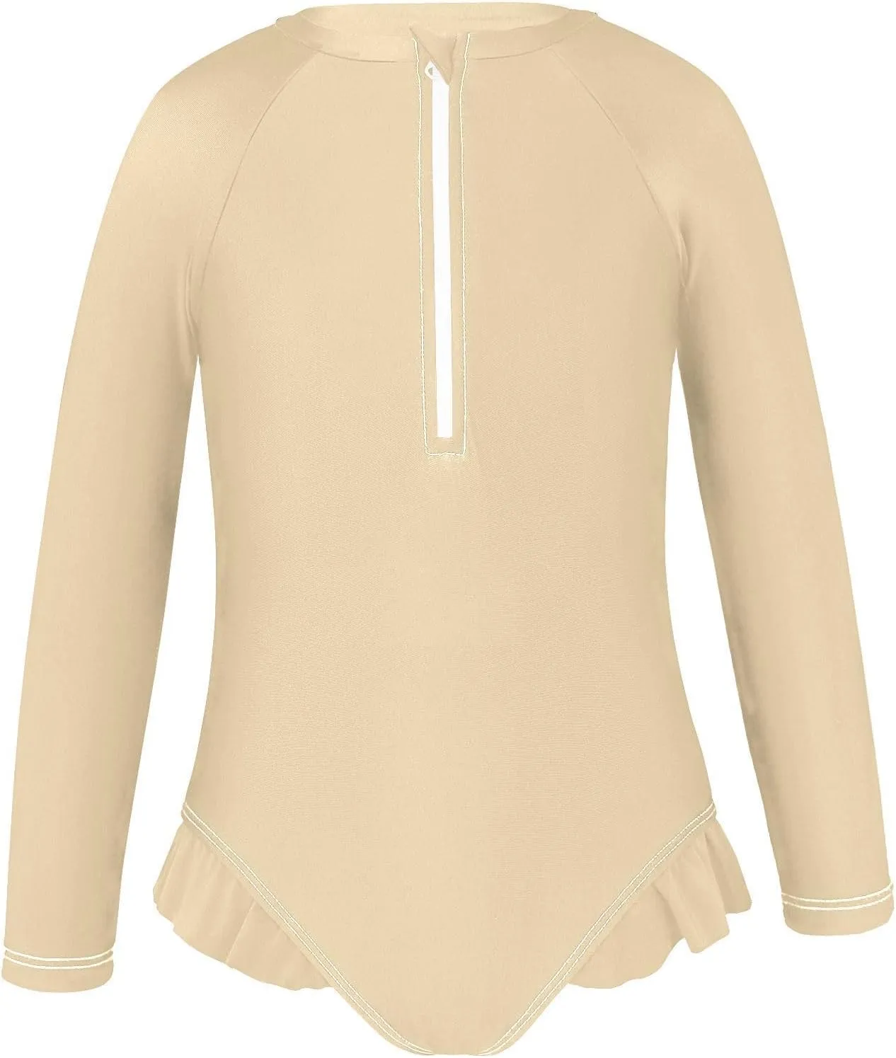 ODAWA Kids Long Sleeve Swimsuit, Moccasin Swimsuits for Toddler Girls with Sleeves Size 3T