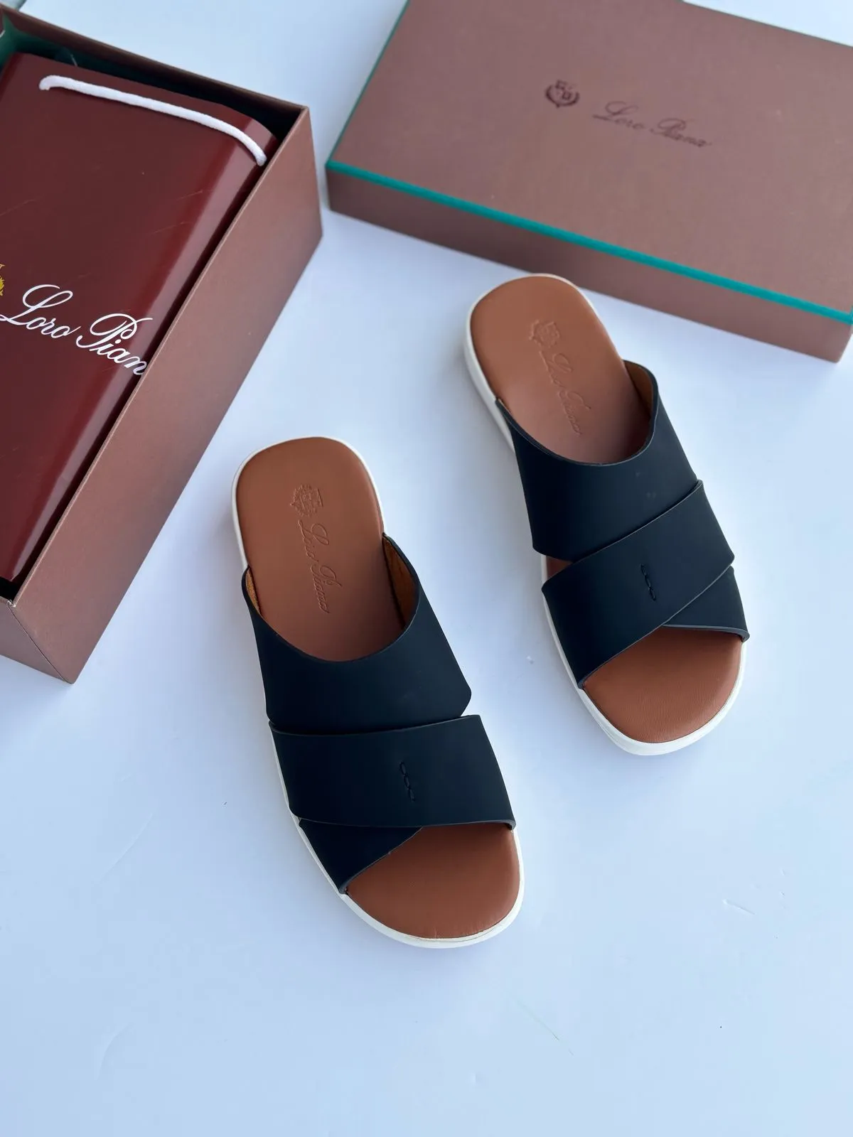 Ox Leather Palm Sandal By Loro Piana