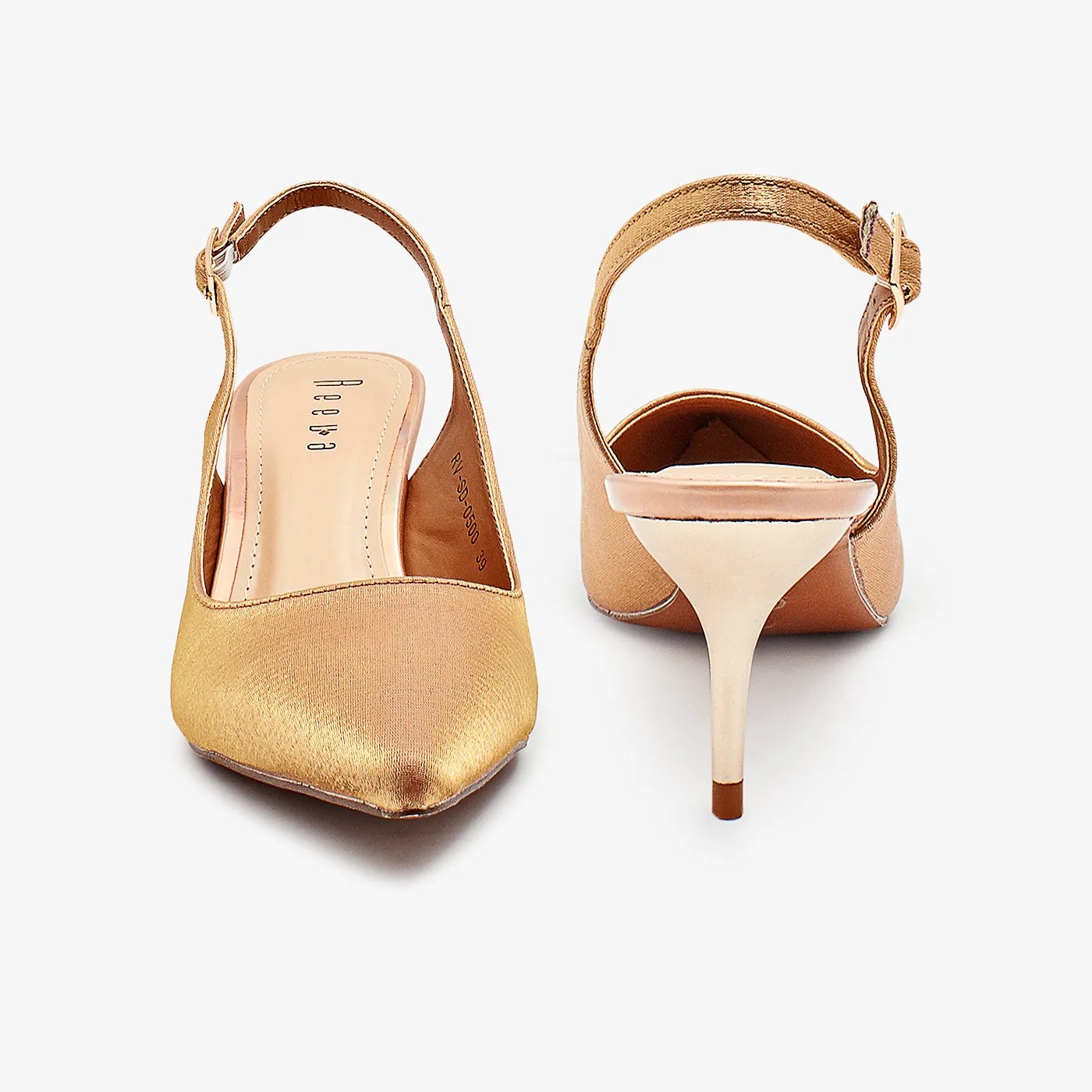 Pointed Sling Back Womens Heels