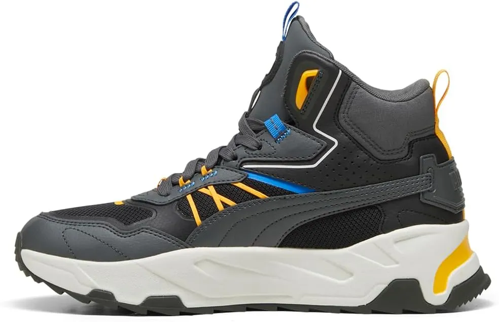 PUMA Mens Trinity Mid Hybrid High Sneakers Shoes Casual - Black