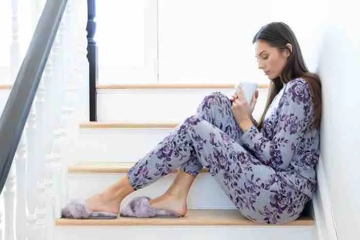 PURPLE BLOSSOM 2 PIECE PAJAMA SET