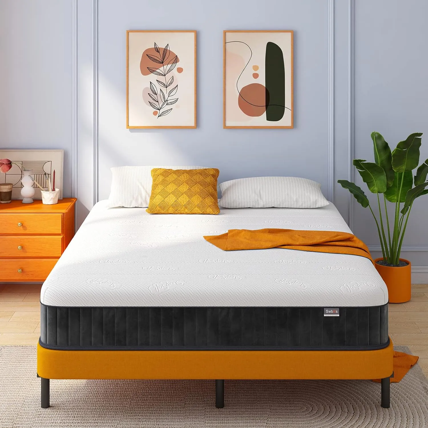 Queen Mattresses in a Box, 10 Inch Memory Foam Mattress Quees Size with Hybrid Queen Bed Mattress Pressure Relief & Supportive