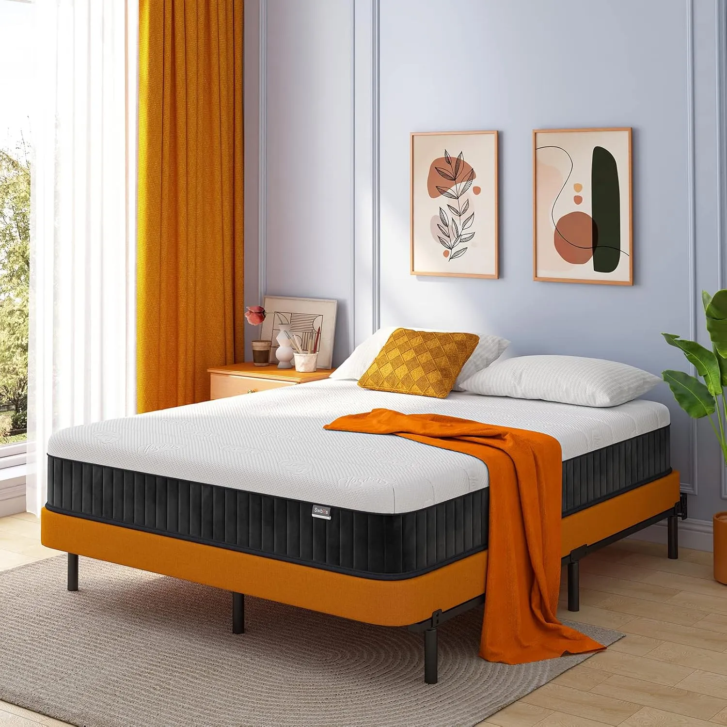 Queen Mattresses in a Box, 10 Inch Memory Foam Mattress Quees Size with Hybrid Queen Bed Mattress Pressure Relief & Supportive