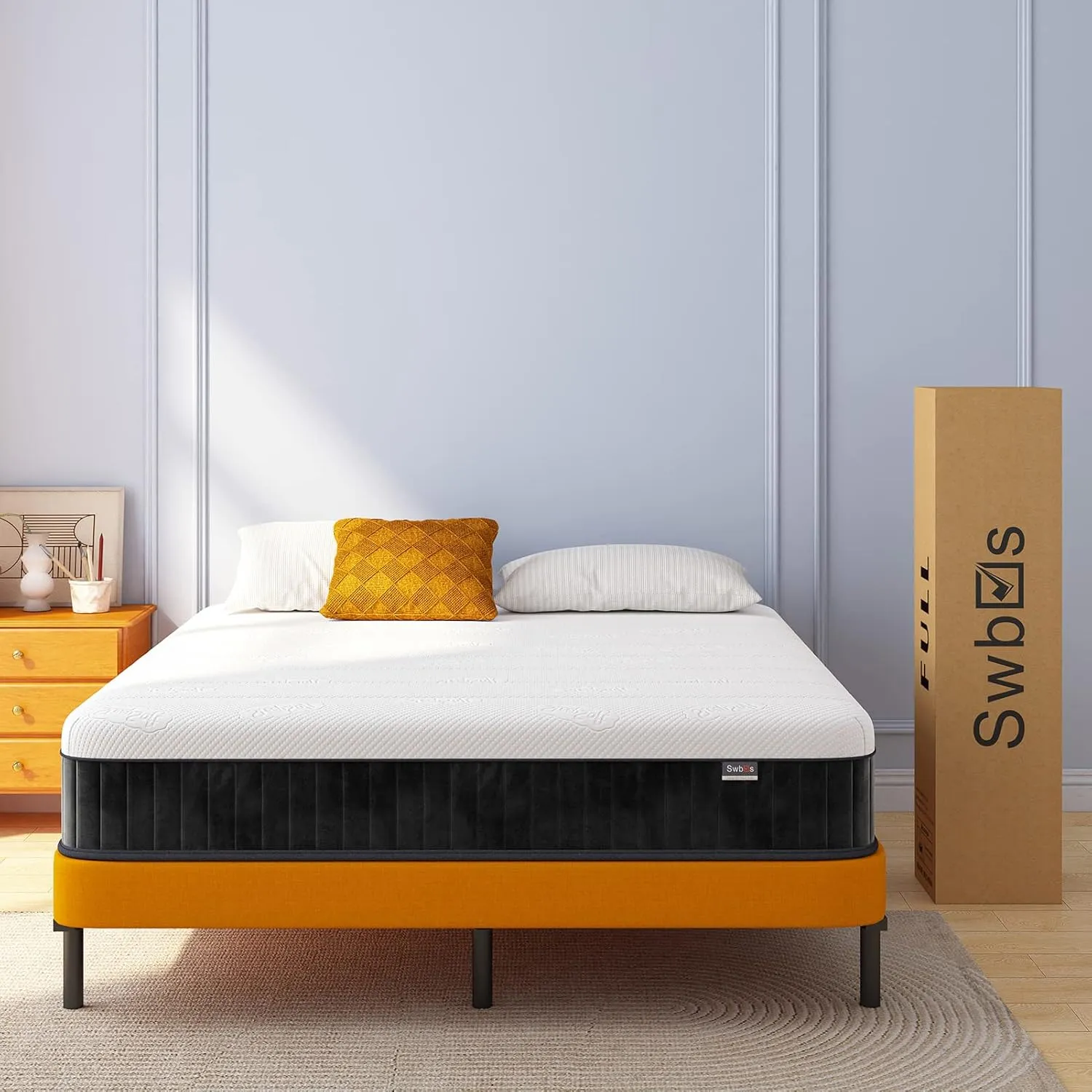 Queen Mattresses in a Box, 10 Inch Memory Foam Mattress Quees Size with Hybrid Queen Bed Mattress Pressure Relief & Supportive