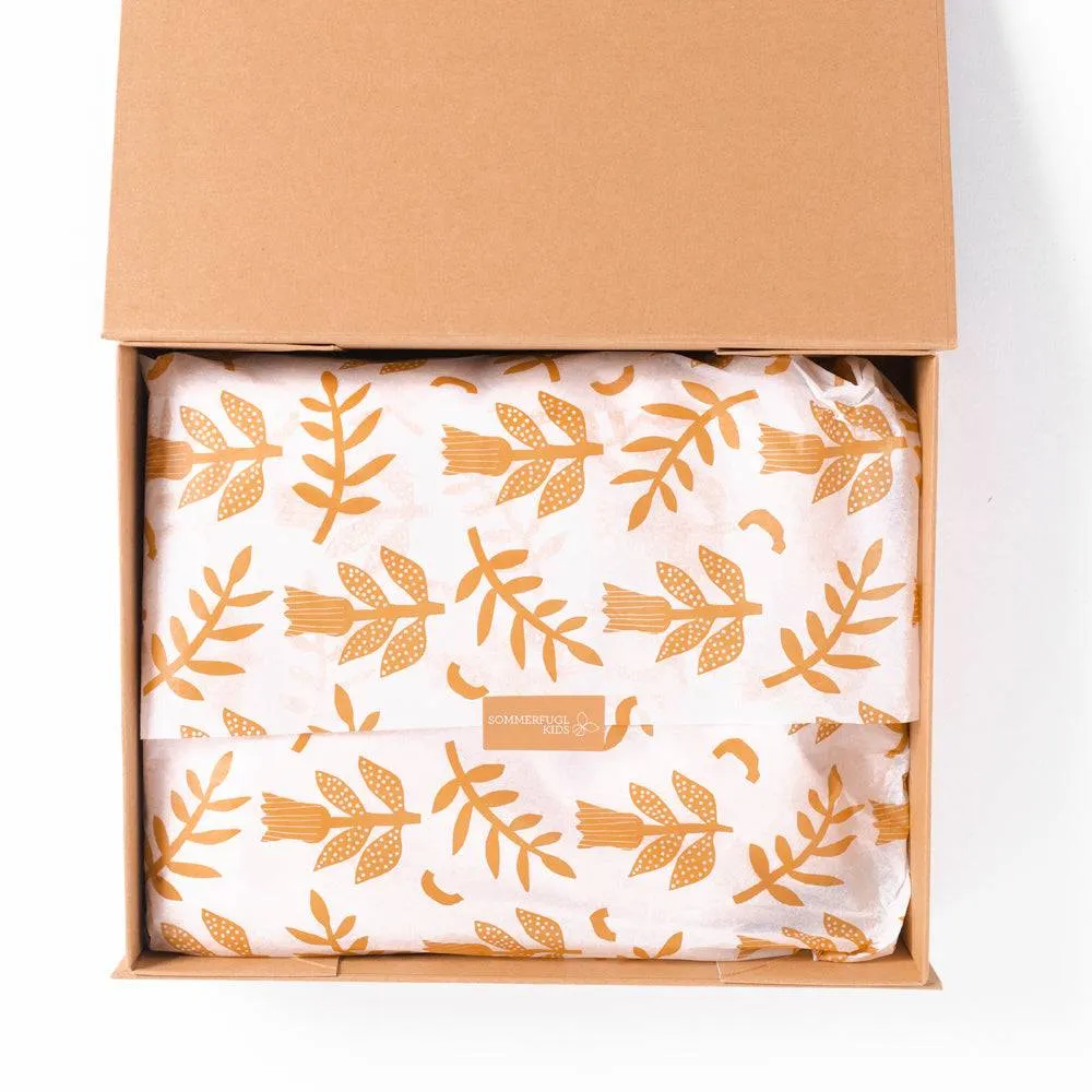 "Happy and You Know It" Tropics Nappy & Moccs — Baby Girl Gift Bundle