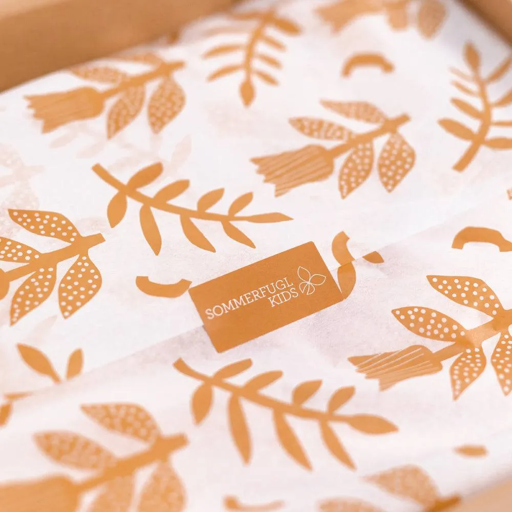 "Happy and You Know It" Tropics Nappy & Moccs — Baby Girl Gift Bundle