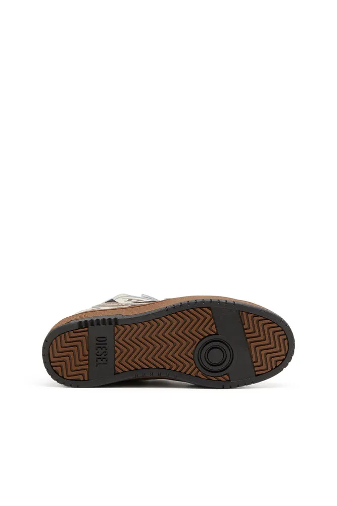 S-Ukiyo-Leather sneaker with straps