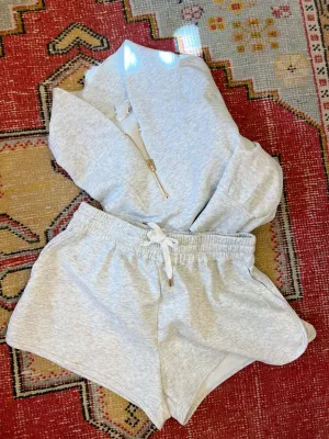 Scuba Half Zip Short Set