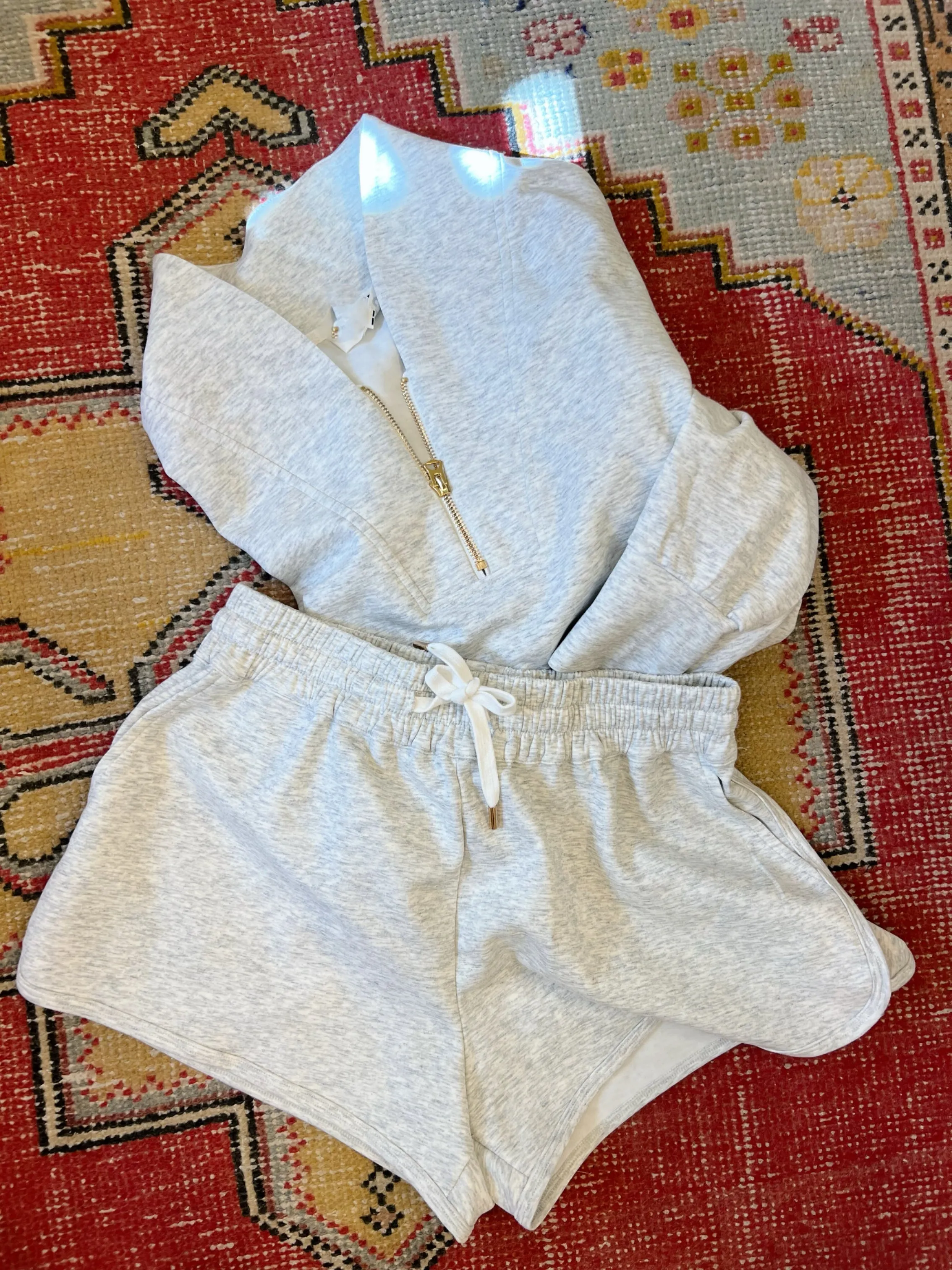 Scuba Half Zip Short Set