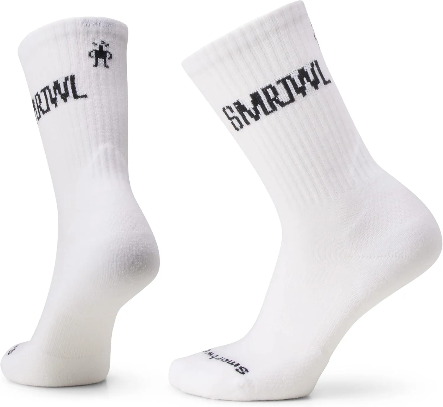 Smartwool Athletic Targeted Cushion Merino Wool SMRTWL Logo Crew Socks for Men and Women