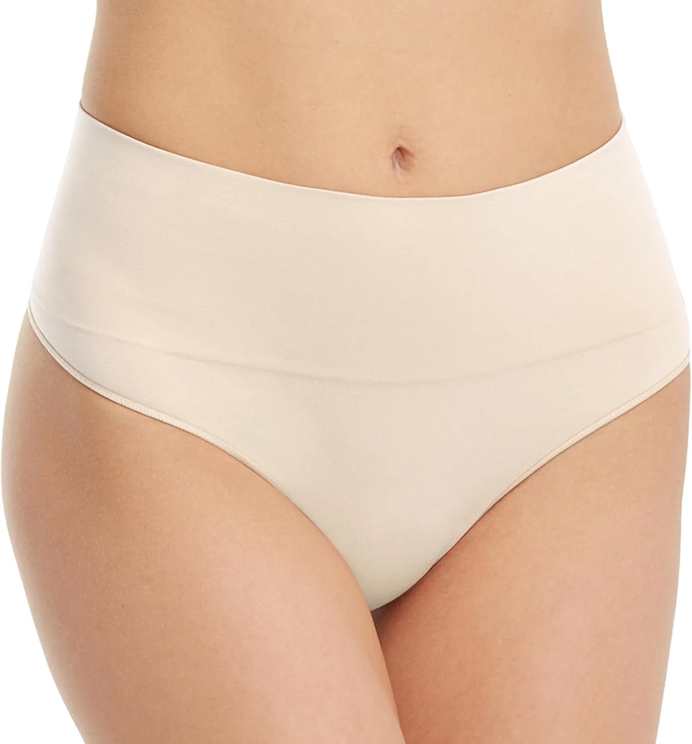 SPANXshape Everyday Shaping Thong - Core Control Shapewear Underwear - Invisible Under Clothes - Seamless Design
