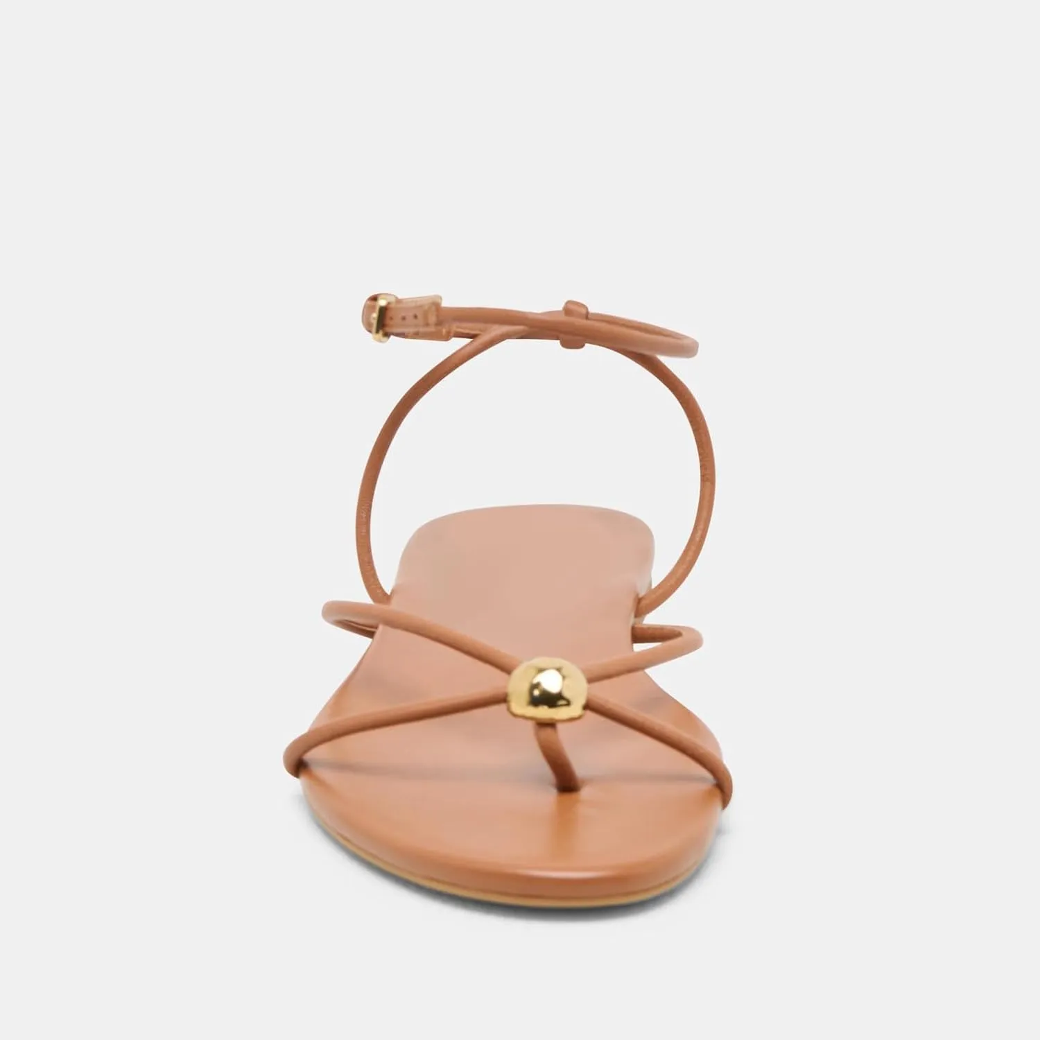 Strappy Flat Sandals for Women Comfortable Open Round Toe Sandals Dressy Beach Thong Flip Flop Slides