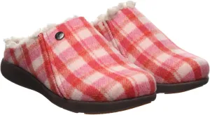 Strole Snug Tartan Women's Supportive Clog with Orthotic Arch Support