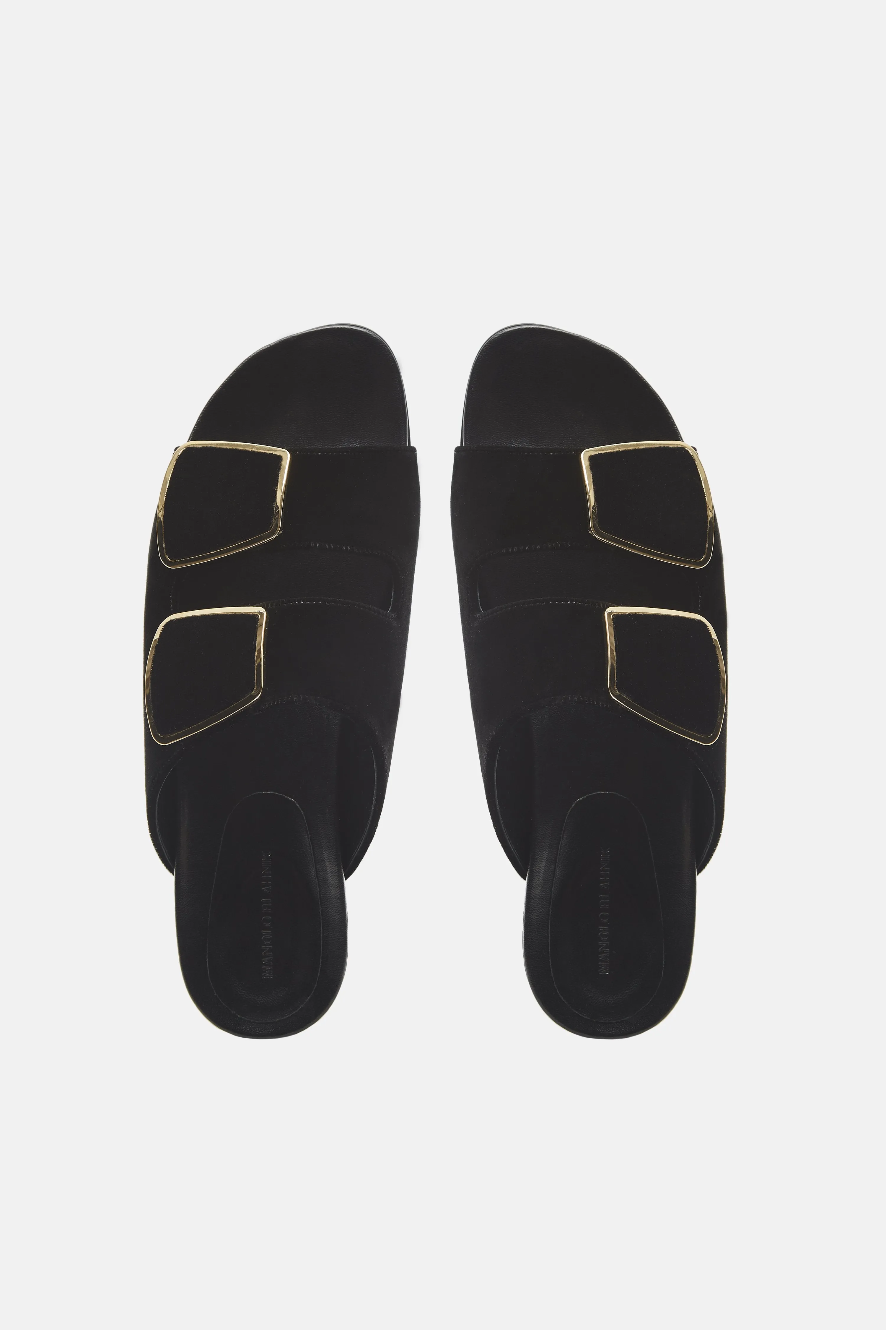 Sturlane Double Strap Sandal - Black Velvet