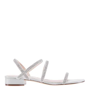 SWAN-TRUE SILVER-REFLECTIVE SUEDETTE