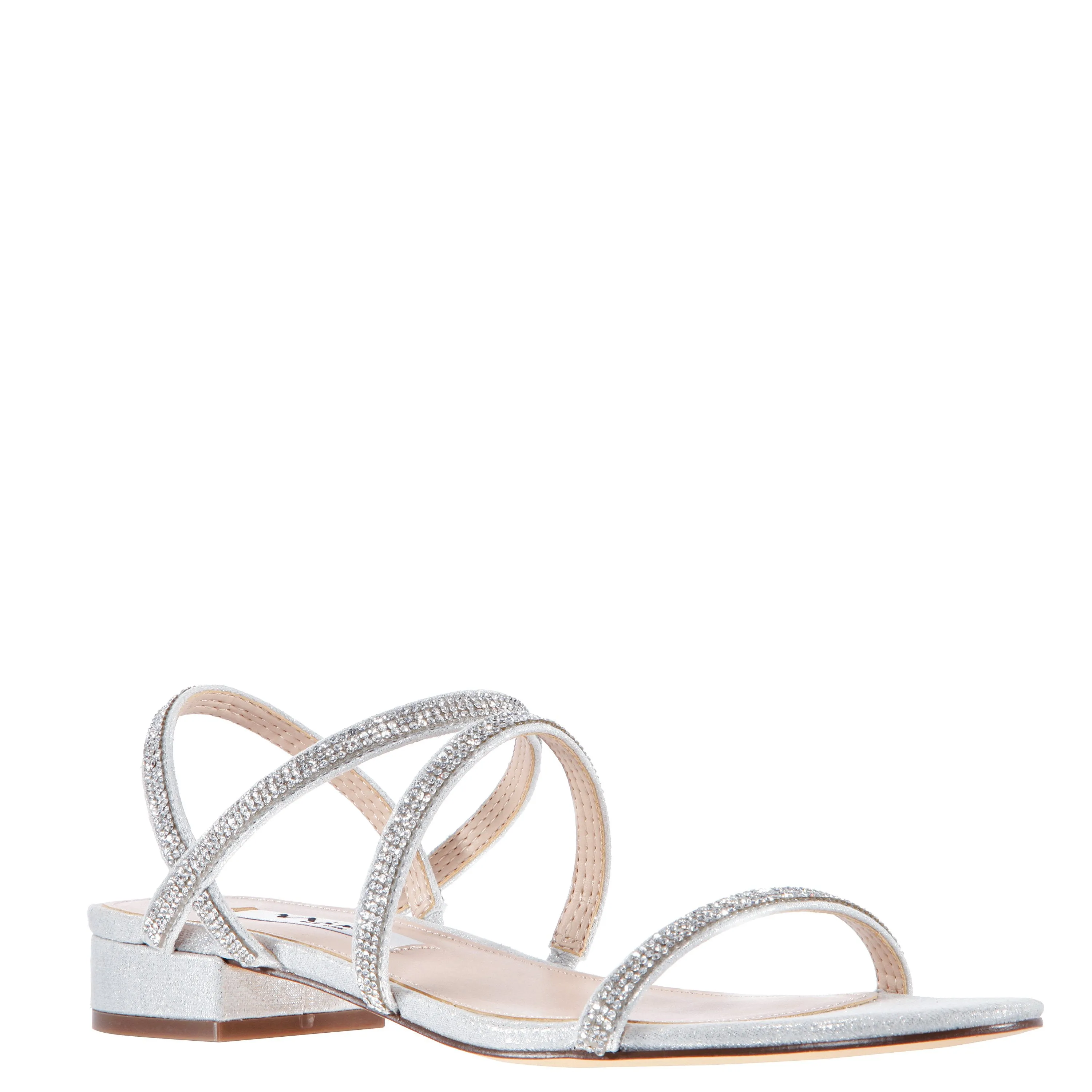 SWAN-TRUE SILVER-REFLECTIVE SUEDETTE