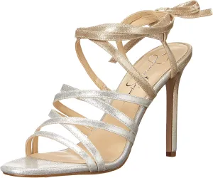Tie-up Jexilla Simpson Silver High Heeled Gold Jessica Intelligent Global shipping Sandals Stiletto Strappy