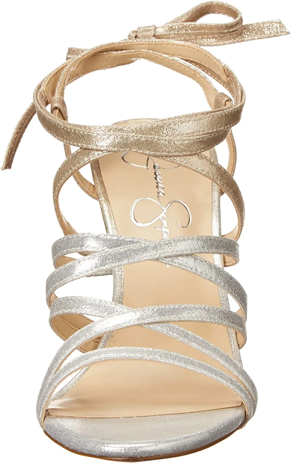 Tie-up Jexilla Simpson Silver High Heeled Gold Jessica Intelligent Global shipping Sandals Stiletto Strappy
