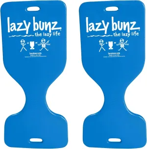 TRC Recreation Lazy Bunz Foam Water Saddle Pool Float, Lounger for Swimming Pool, Lake, River, and Beach Essentials, Blue (2 Pack)
