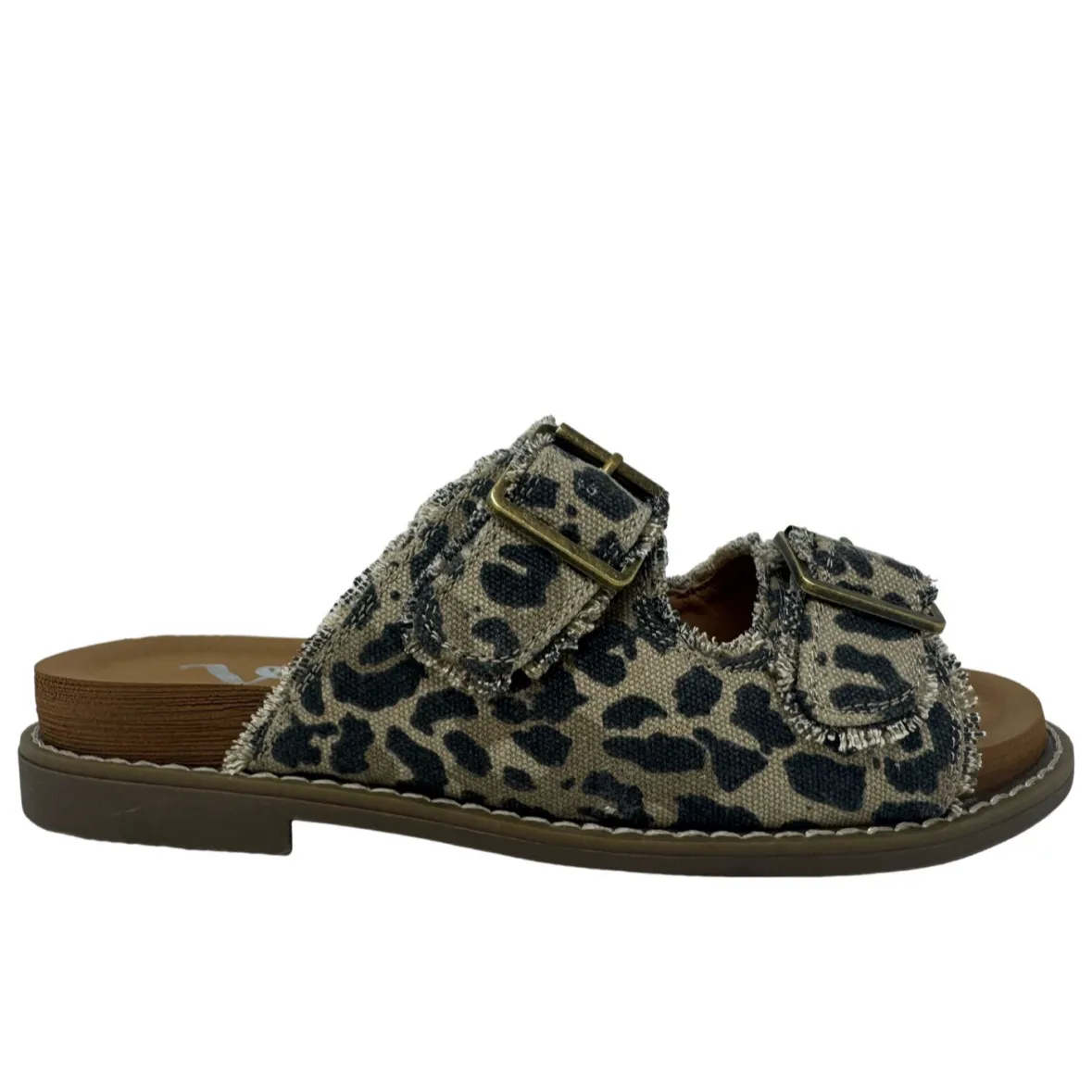 Very G Mackenzie Tan Leopard Sandal