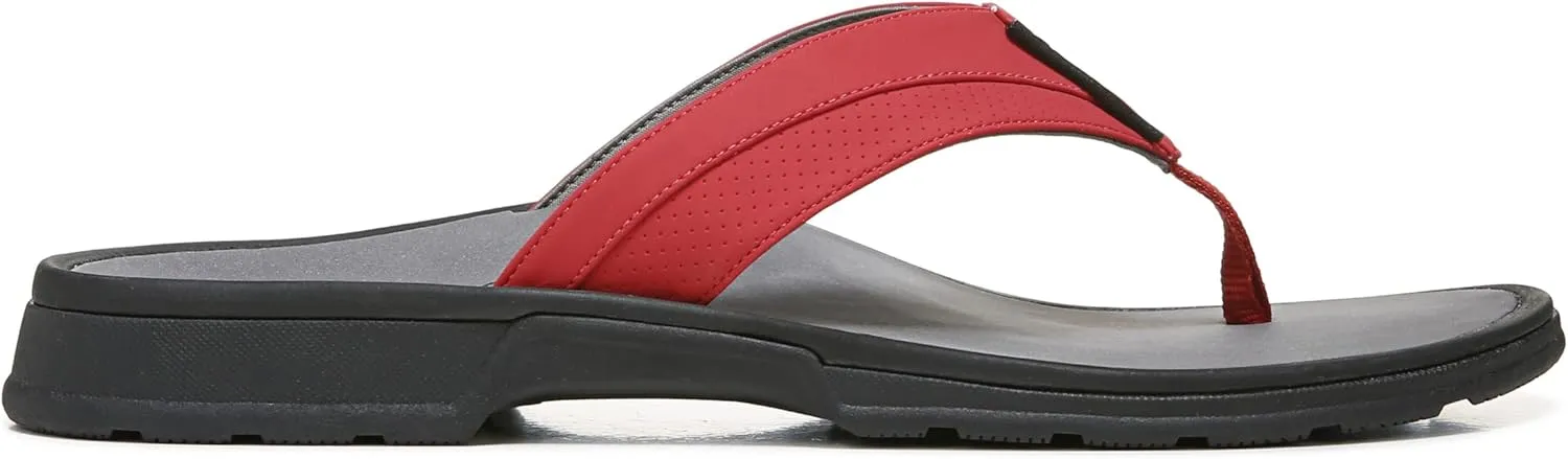 Vionic Men's Wander Wyatt Flip Flop Sandals- Supportive Men's Toe-Post Sandals That Include Three-Zone Comfort with Orthotic Insole Arch Support, Medium Fit
