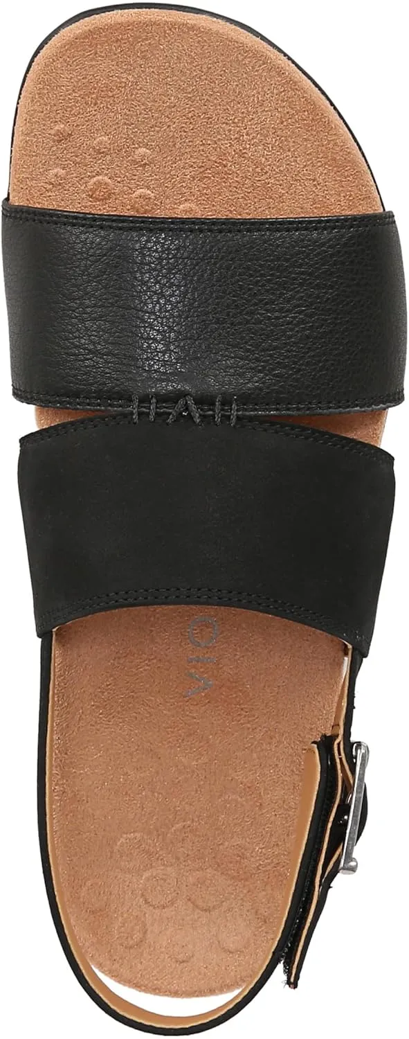 Vionic Women's Rest Morro Comfortable Flat Sandals- Supportive Dressy Sandals Comfort Shoes That Includes a Concealed Orthotic Insole Sizes 5-12