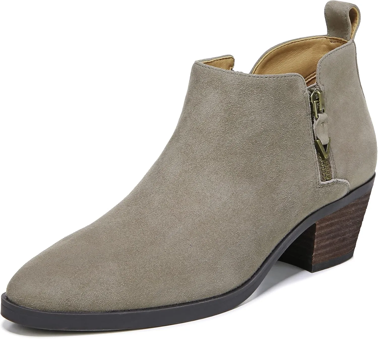 Vionic Women's Vivien Cecily Ankle Boot- Supportive Waterproof Short Boots That Include Three-Zone Comfort with Orthotic Insole Arch Support, Medium Fit
