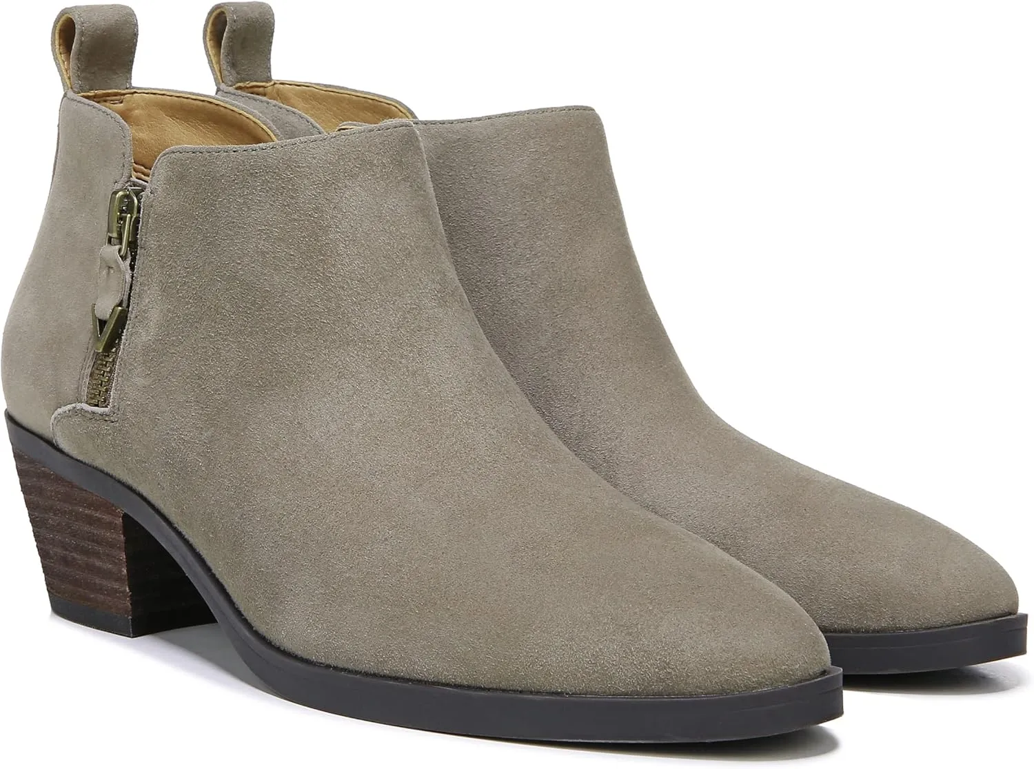 Vionic Women's Vivien Cecily Ankle Boot- Supportive Waterproof Short Boots That Include Three-Zone Comfort with Orthotic Insole Arch Support, Medium Fit