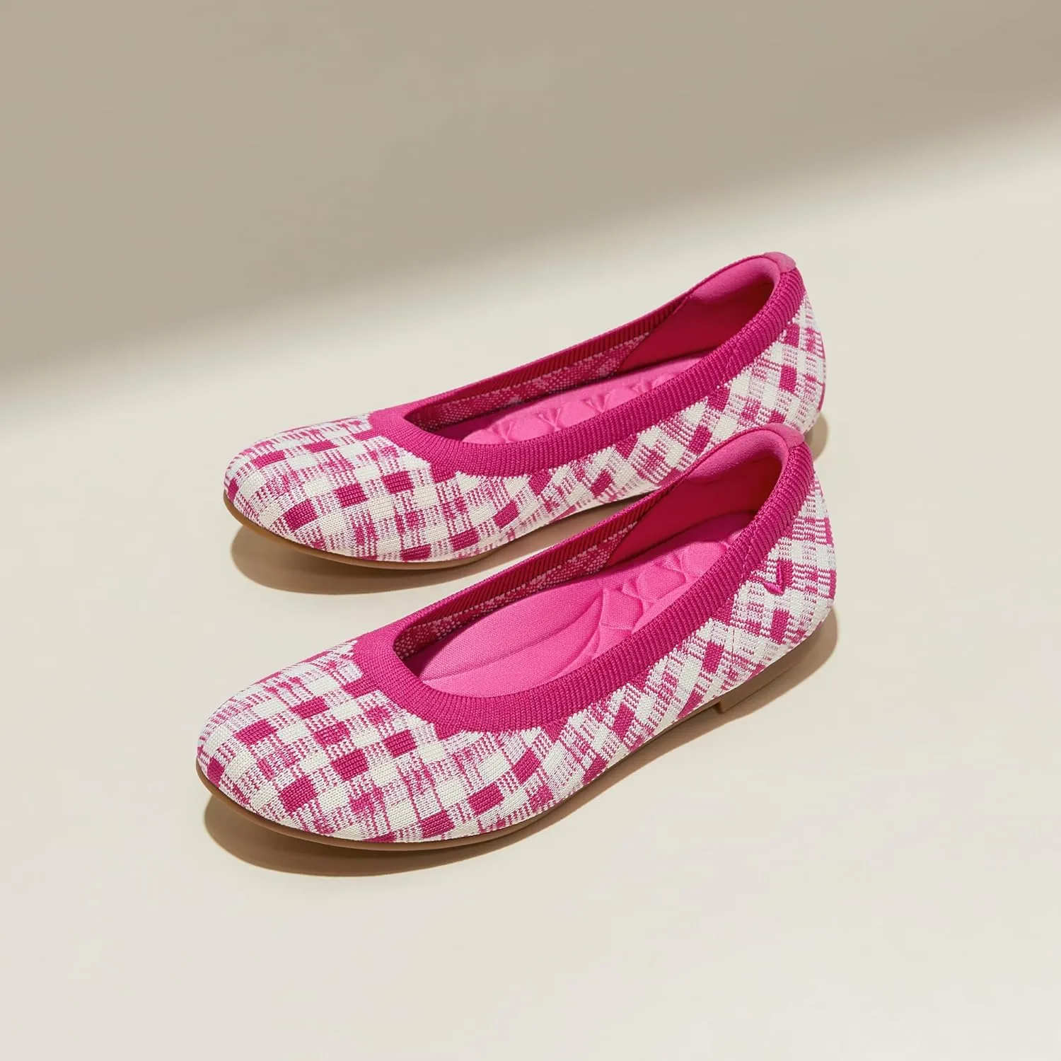 VIVAIA Round-Toe Flat (Claire) Women Comfortable Slip On Ballet Flats Ladies Leather Flats Shoes