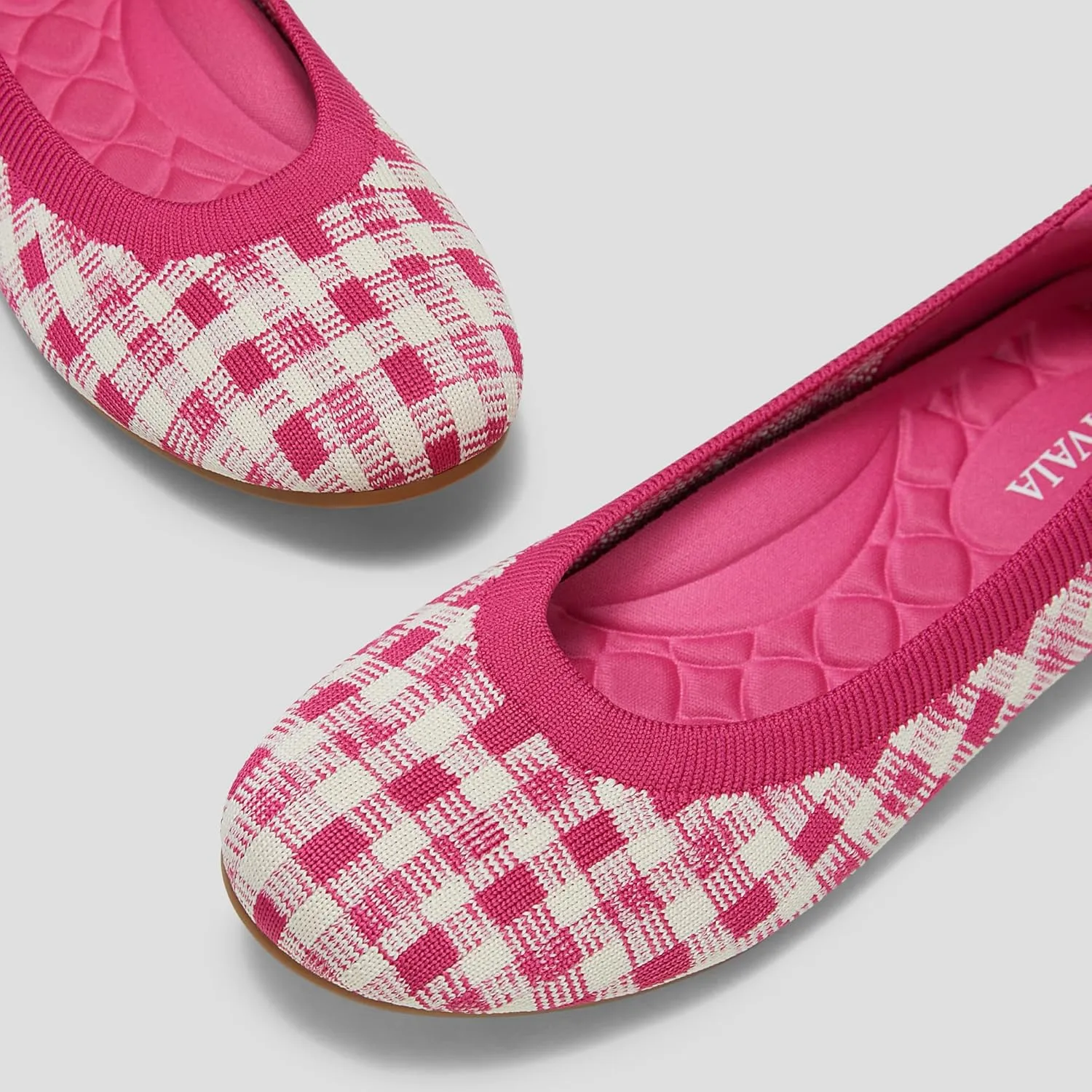 VIVAIA Round-Toe Flat (Claire) Women Comfortable Slip On Ballet Flats Ladies Leather Flats Shoes