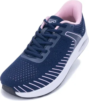Wide Toe Box Womens Walking Shoes with Arch Support | Slip On Tennis Shoes | Air Orthotic Sneakers for Plantar Fasciitis Size 6-11