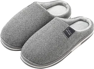 Women Outdoor Anti Skid Plush Slippers Slip On Cozy Warm Washable House Shoes Closed Toe Preppy Indoor Non-Slip Flat
