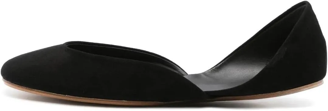 Women's Comfy Ballet Flats Slip On Closed Rounded Toe D'Orsay Flats Shoes for Dancing Prom Dress Size 4-16 US