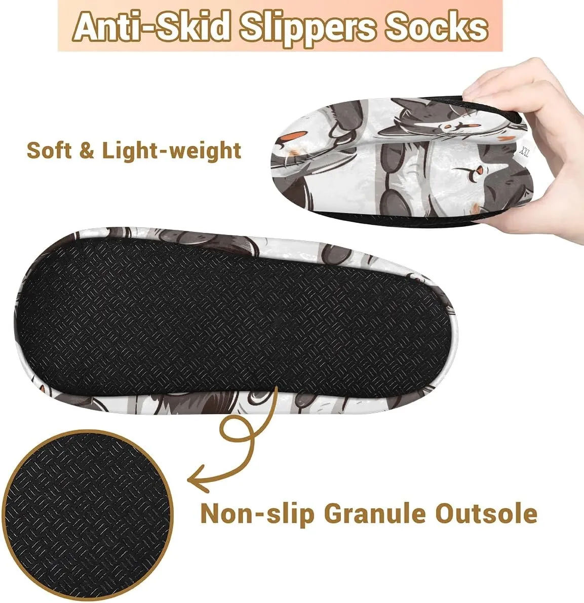 Women's Fuzzy Slippers Fluffy Winter House Shoes for Women Men Indoor and Outdoor Bedroom Shoes Warm Comfy Home Slippers