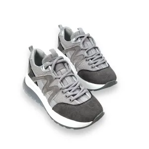 Women's Mafy Gray Comfort Sole Daily Walking Sneaker 4 Cm