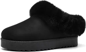 Women's Slippers Platform Mini Boots Anti-Slip Boot For Outdoor Short Ankle Boot Fur Fleece Lined Sneakers House slippers