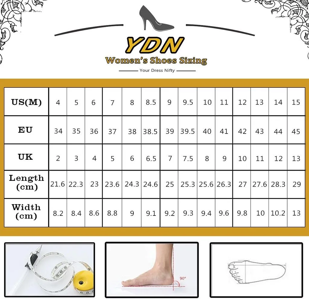 YDN Women's Mid Heels Slip on Loafer Stilettos Pumps Pointy Toe Slide Suede Prom Shoes Size 4-15