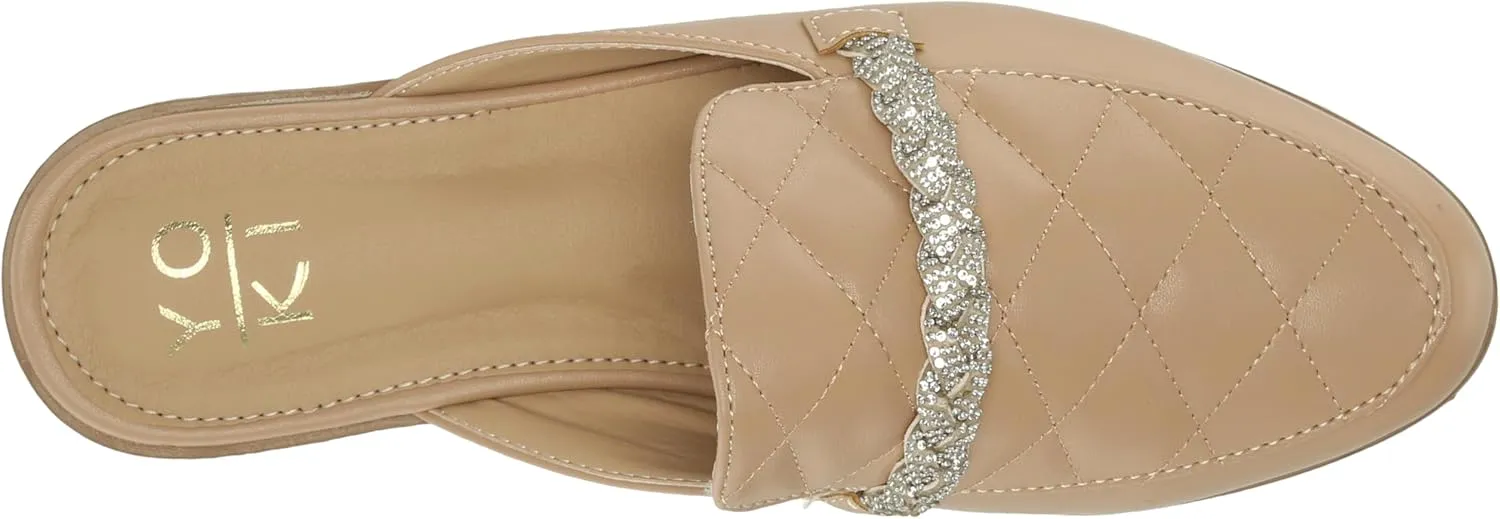 YOKI Women's Quilted Mules