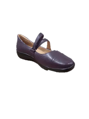 Ziera Womens Jammies XF-ZR Leather Shoe Aubergine