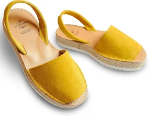 ZORIANA® Sandals for Women Handmade Leather, Dressy, Comfortable Sling Back Shoes Flat - Fashion Exclusively Made in Spain - Avarca Summer Trending Slingback Shoes 2023, 100% Spanish Genuine Leather